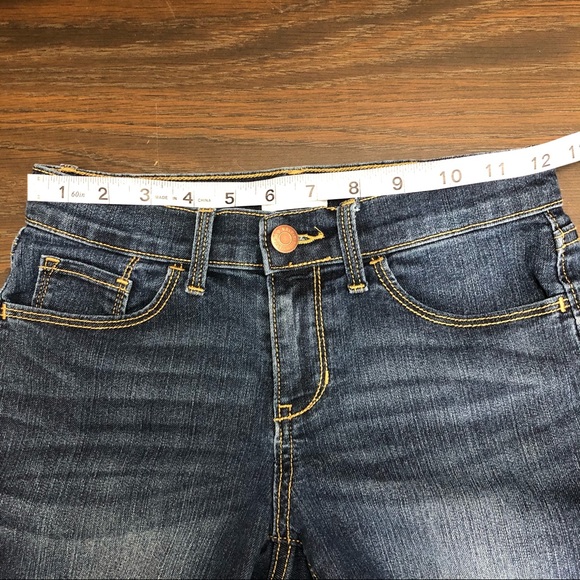 Old Navy Rolled Fray-Hem Jean Shorts Girls Size 10 - Picture 12 of 15